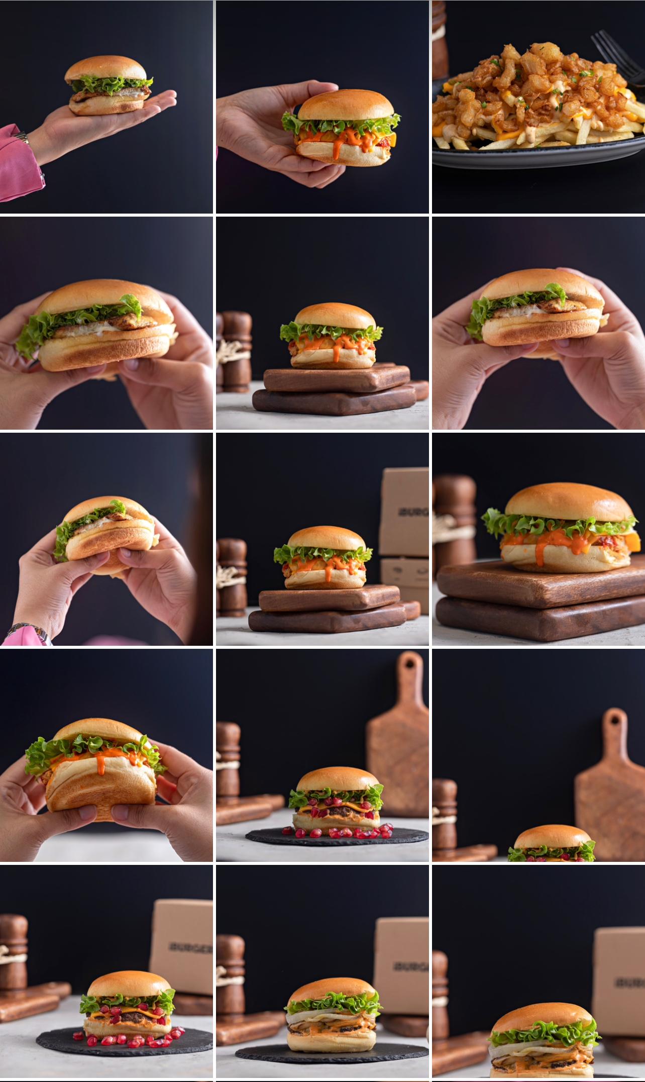 Professional Burger Photography