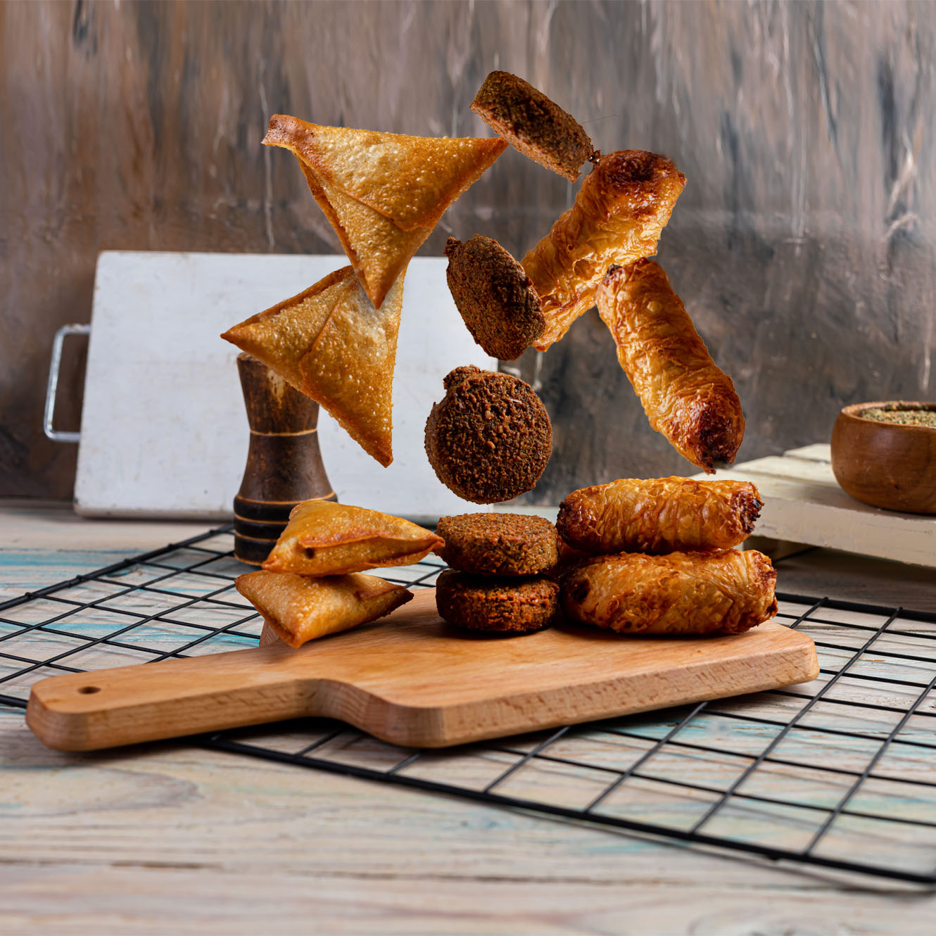 Professional Shawarma & Savoury Pastry Photography for Restaurants in Qatar